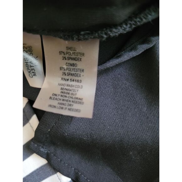 Women's Calvin Klein Striped Tank Black White Stripe Size Small - Picture 6 of 9